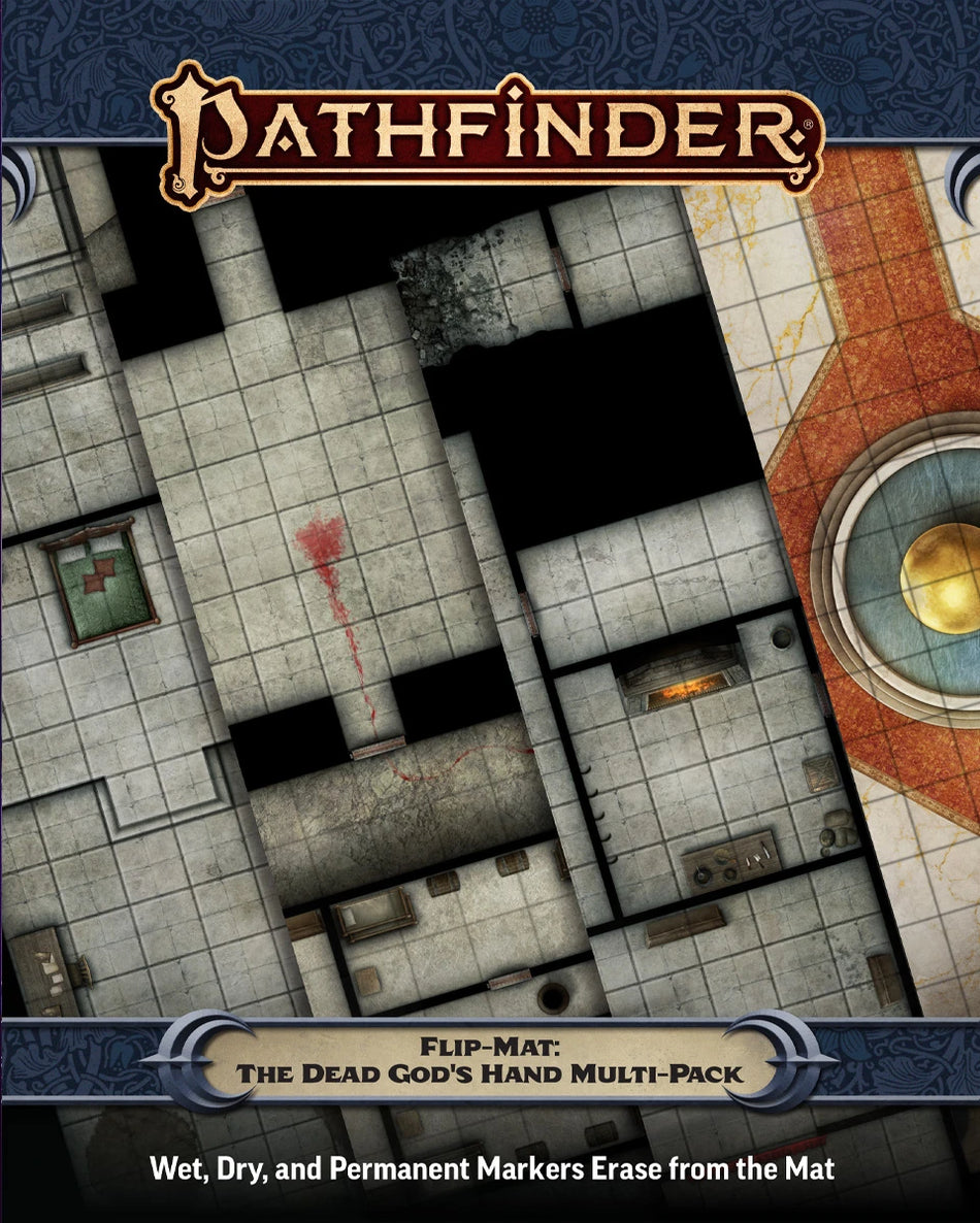 Pathfinder Flip Mat: The Dead God's Hand Multi Pack Role Playing Games Paizo PF2 DGH Flip Mat