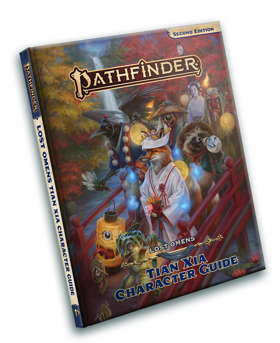 Pathfinder 2E Lost Omens: Tian Xia Character Guide Hardcover Role Playing Games Paizo   