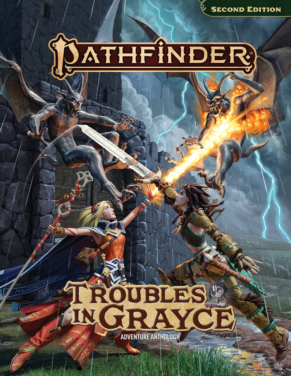 Pathfinder RPG: Troubles in Grayce Adventure Anthology RPG Maps Paizo PF2 BB Troubles in Grayce Adv Anth