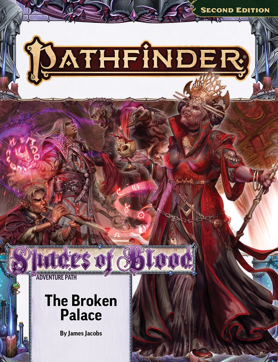 Pathfinder 2E Adventure Path #214 - Shades of Blood Part 2: The Broken Palace Role Playing Games Paizo