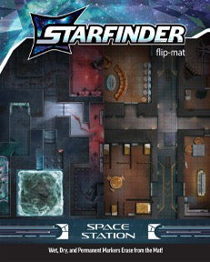 Starfinder Flip Mat: Space Station RPG Maps Paizo