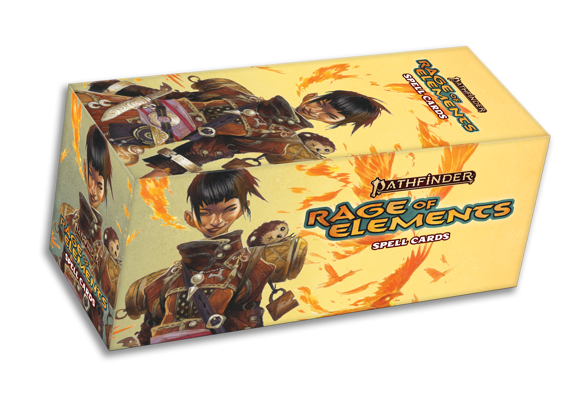 Pathfinder 2E Spell Cards: Rage of Elements Supplies Paizo