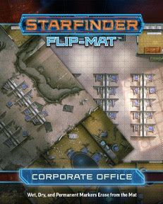 Starfinder Flip Mat: Corporate Office RPG Maps Paizo   