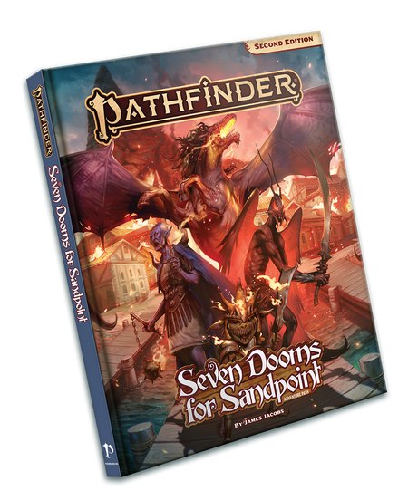 Pathfinder 2E Adventure Path: Seven Dooms for Sandpoint (2 options) Role Playing Games Paizo PF2 Seven Dooms HC