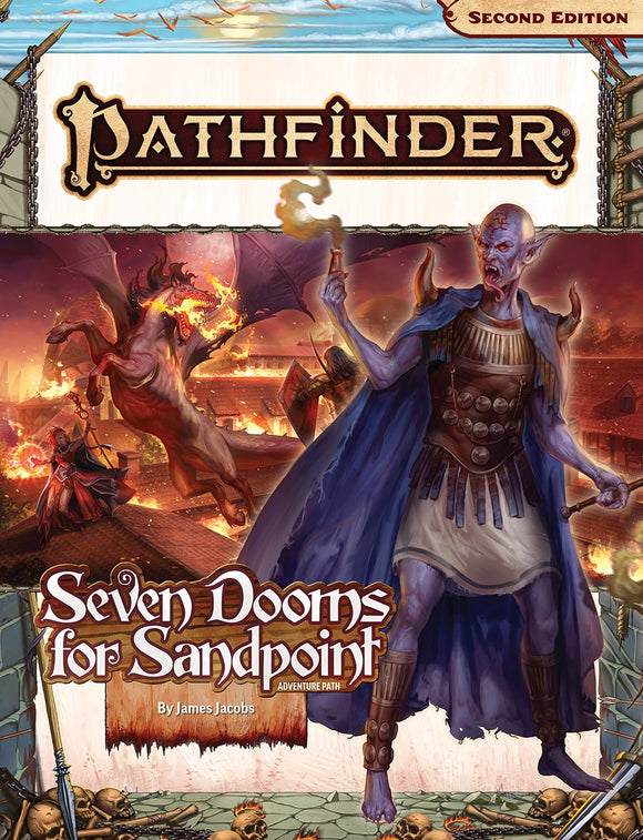 Pathfinder 2E Adventure Path: Seven Dooms for Sandpoint (2 options) Role Playing Games Paizo PF2 Seven Dooms SC