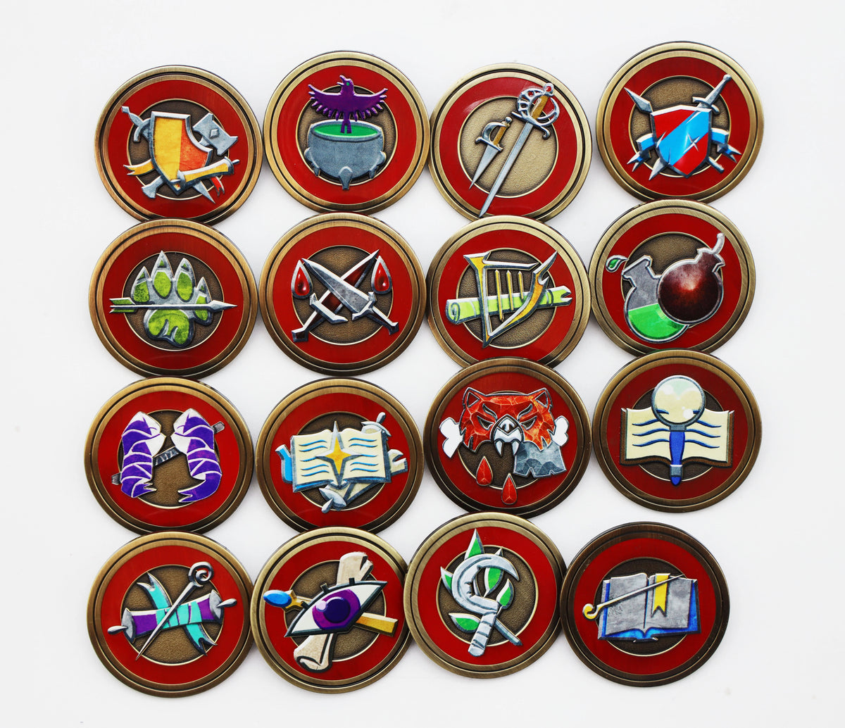 Foam Brain Games - Pathfinder Class Icon Pin (16 options) Clothing & Accessories Foam Brain Games