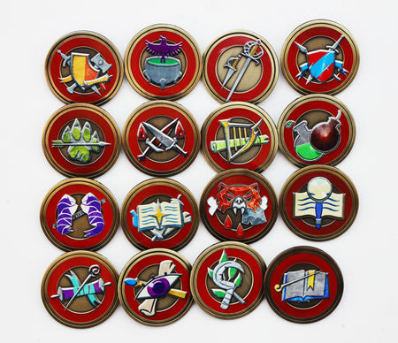 Foam Brain Games - Pathfinder Class Icon Pin (16 options) Clothing & Accessories Foam Brain Games