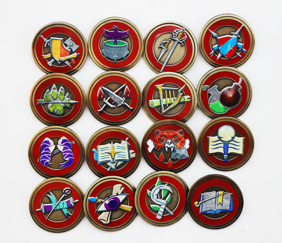 Foam Brain Games - Pathfinder Class Icon Pin (16 options) Clothing & Accessories Foam Brain Games