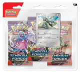 Pokemon TCG S&V Temporal Forces 3 Pack Blister (2 options) Trading Card Games Pokemon USA TF 3pk Cyclizar  