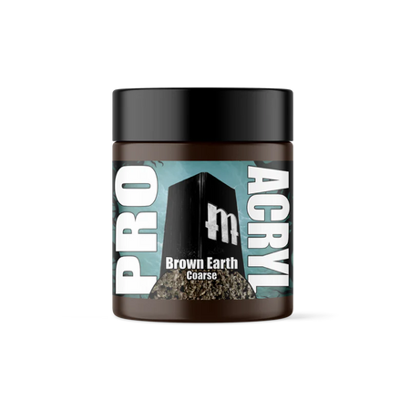 Pro Acryl Basing Textures - Brown Earth - COARSE 120ml Paints Monument Hobbies