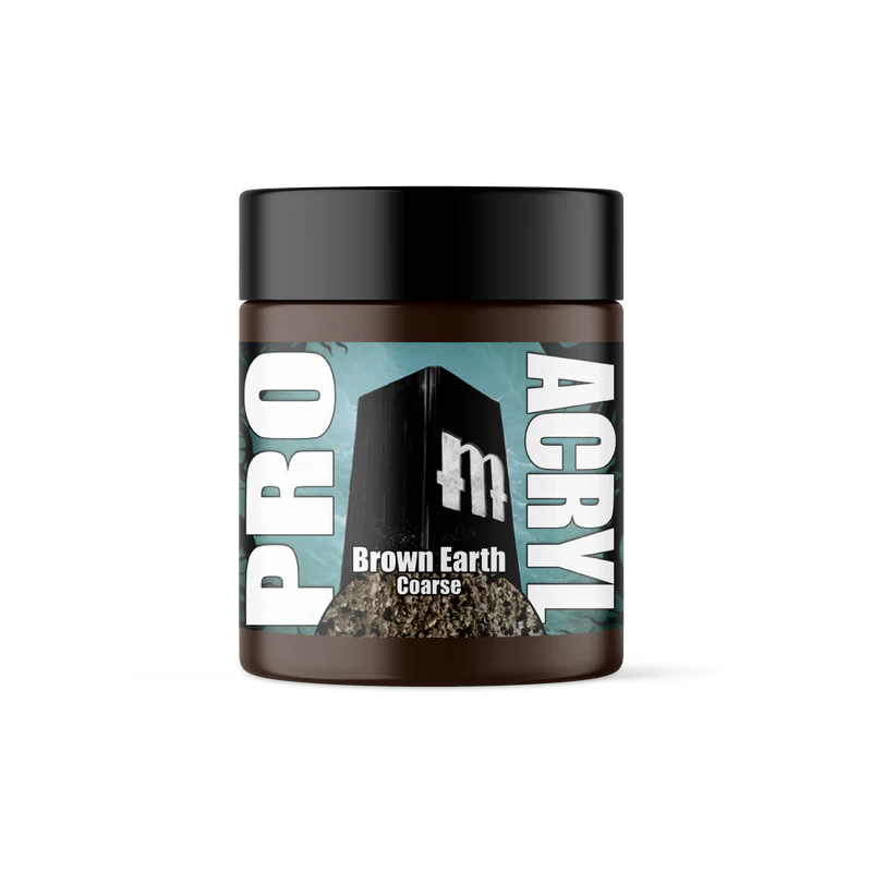 Pro Acryl Basing Textures - Brown Earth - COARSE 120ml Paints Monument Hobbies