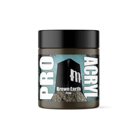 Pro Acryl Basing Textures - Brown Earth - FINE 120ml Paints Monument Hobbies