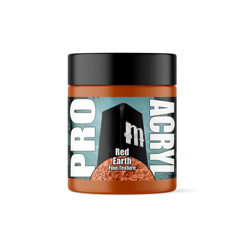 Pro Acryl Basing Textures - Red Earth - FINE 120ml Paints Monument Hobbies