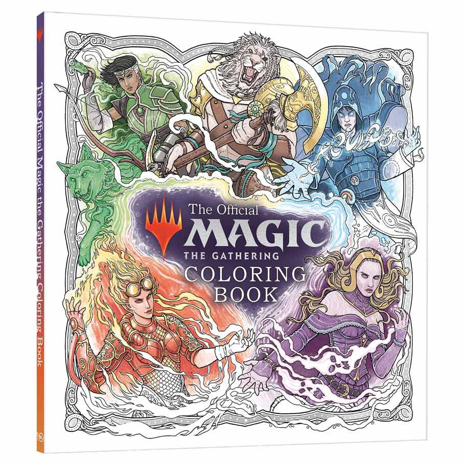 Magic: The Gathering: The Official Coloring Book Role Playing Games Penguin Random House MTG Coloring Book