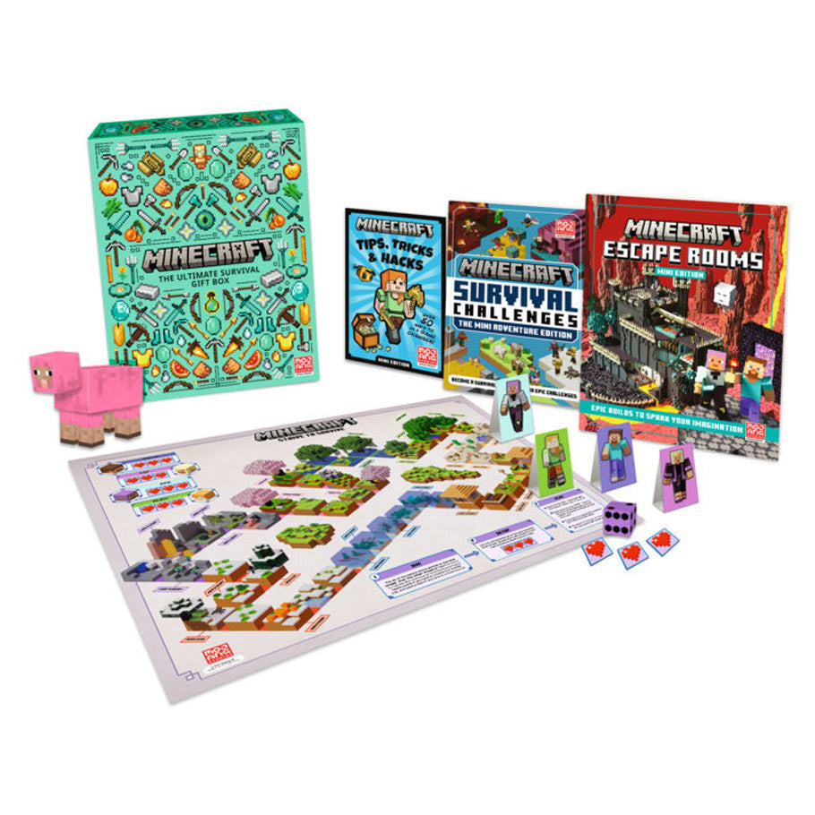 Minecraft: The Ultimate Survival Gift Box Board Games Penguin Random House Minecraft: The Ultimate Survival Gift Box