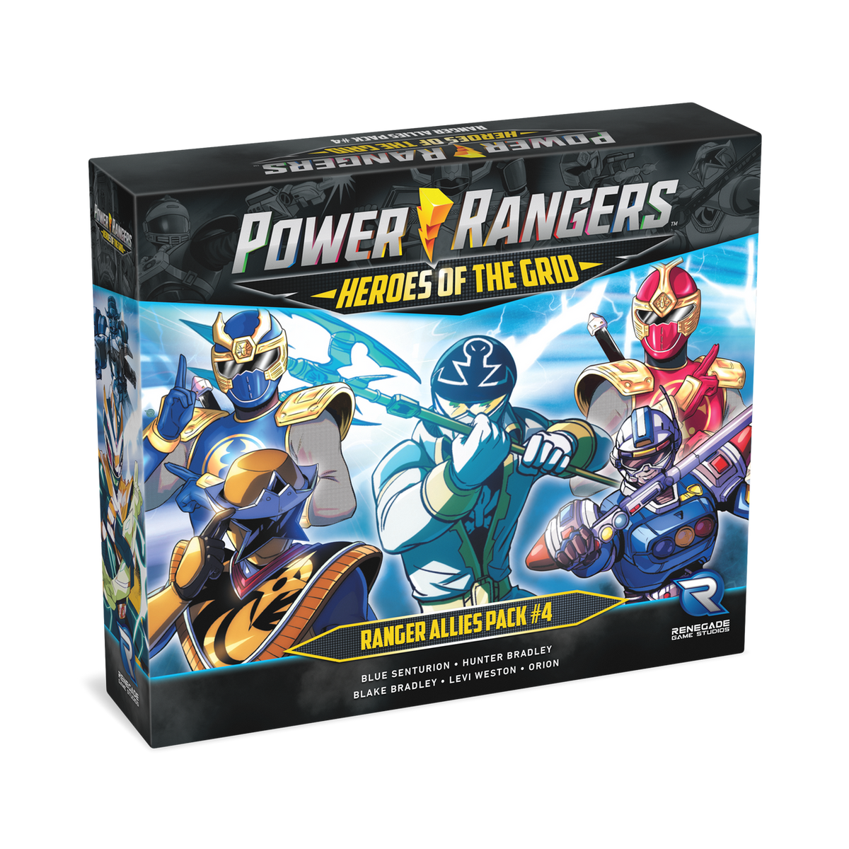 Power Rangers Heroes of the Grid: Ranger Allies Pack 4 Miniatures Renegade Game Studios