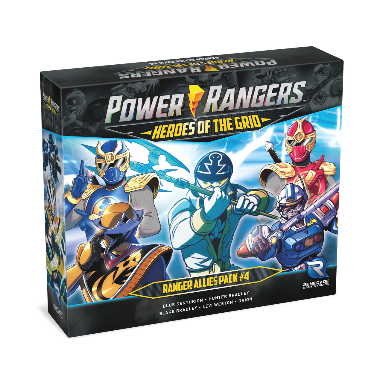 Power Rangers Heroes of the Grid: Ranger Allies Pack 4 Miniatures Renegade Game Studios