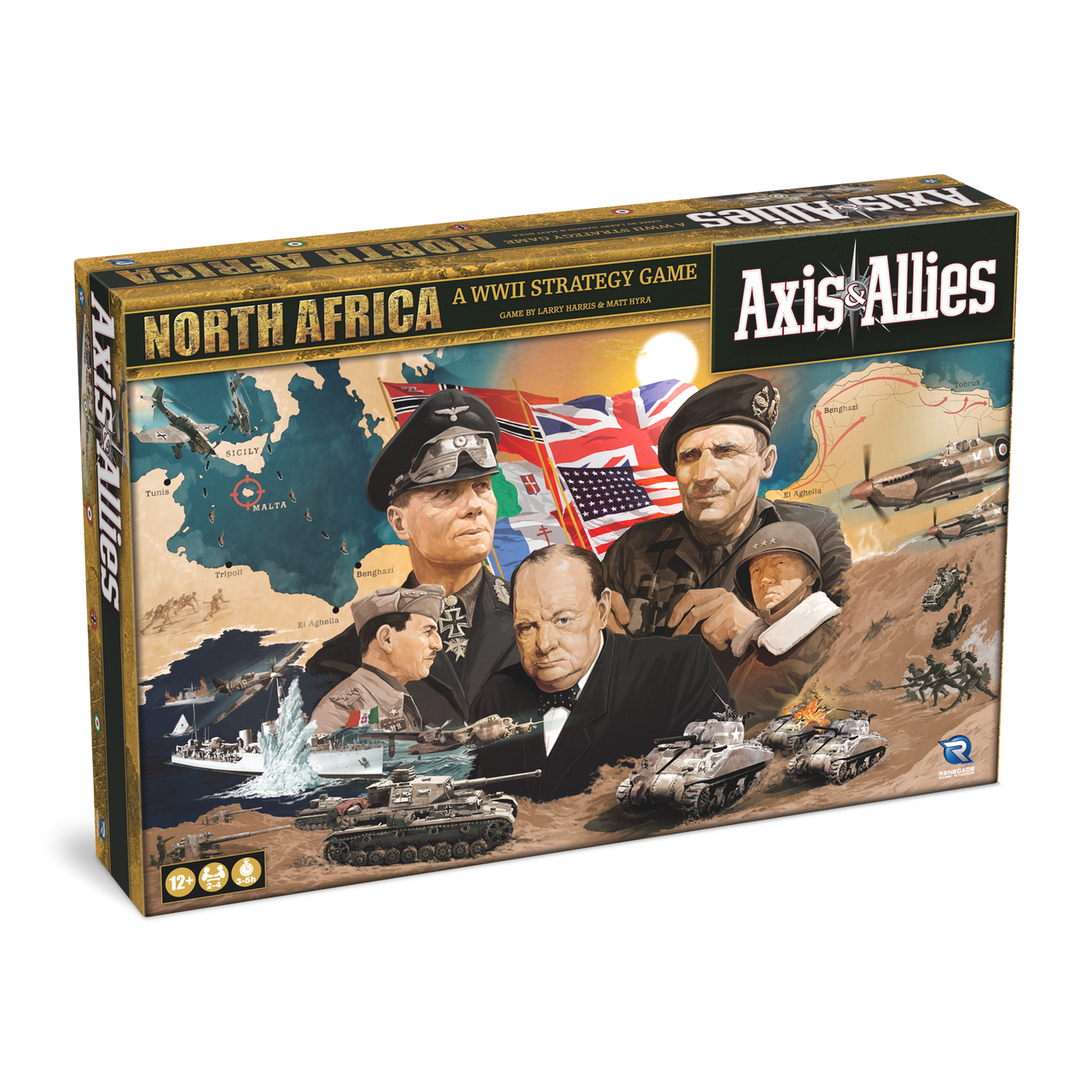 Axis & Allies: North Africa Board Games Renegade Game Studios   