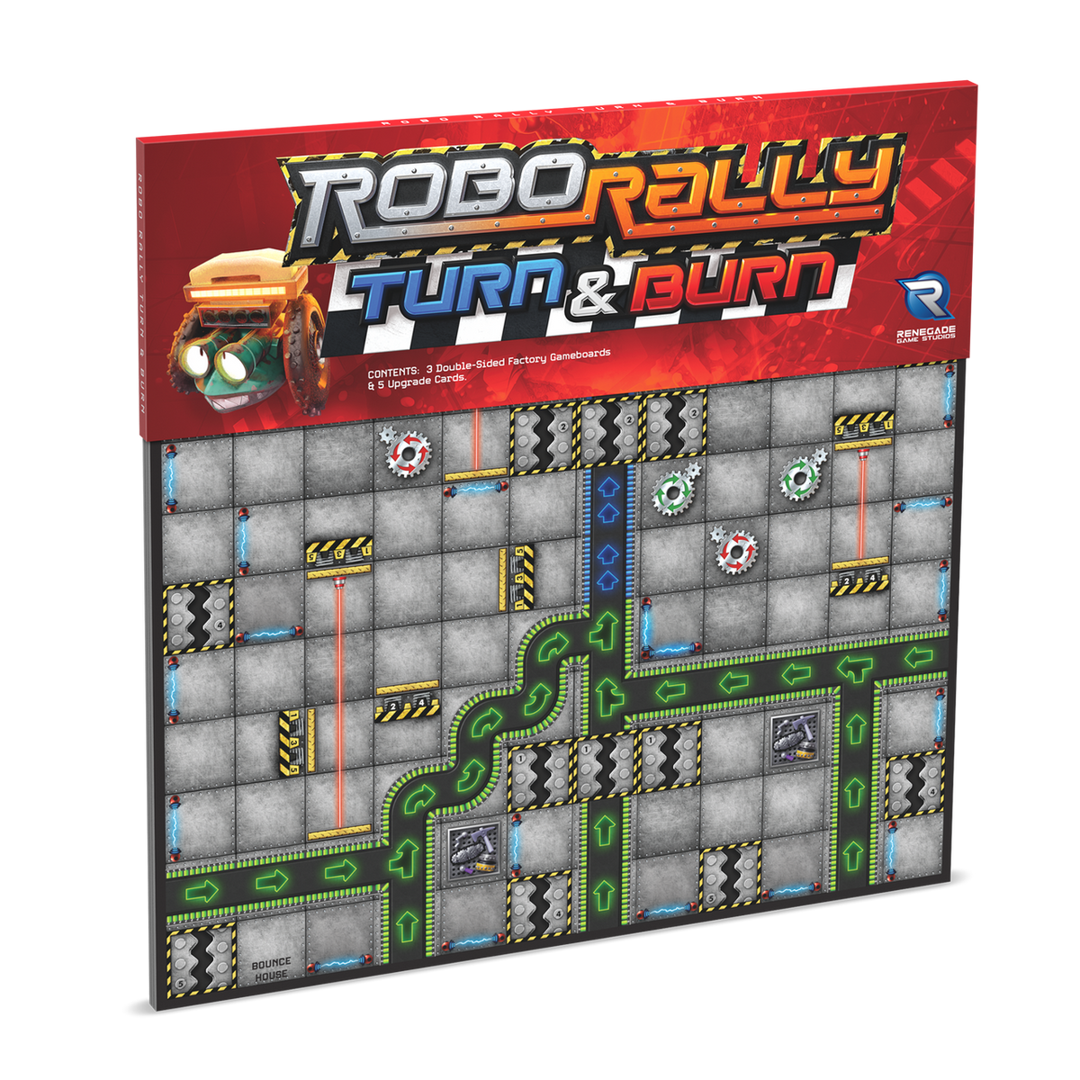 Robo Rally: Turn & Burn Board Games Renegade Game Studios
