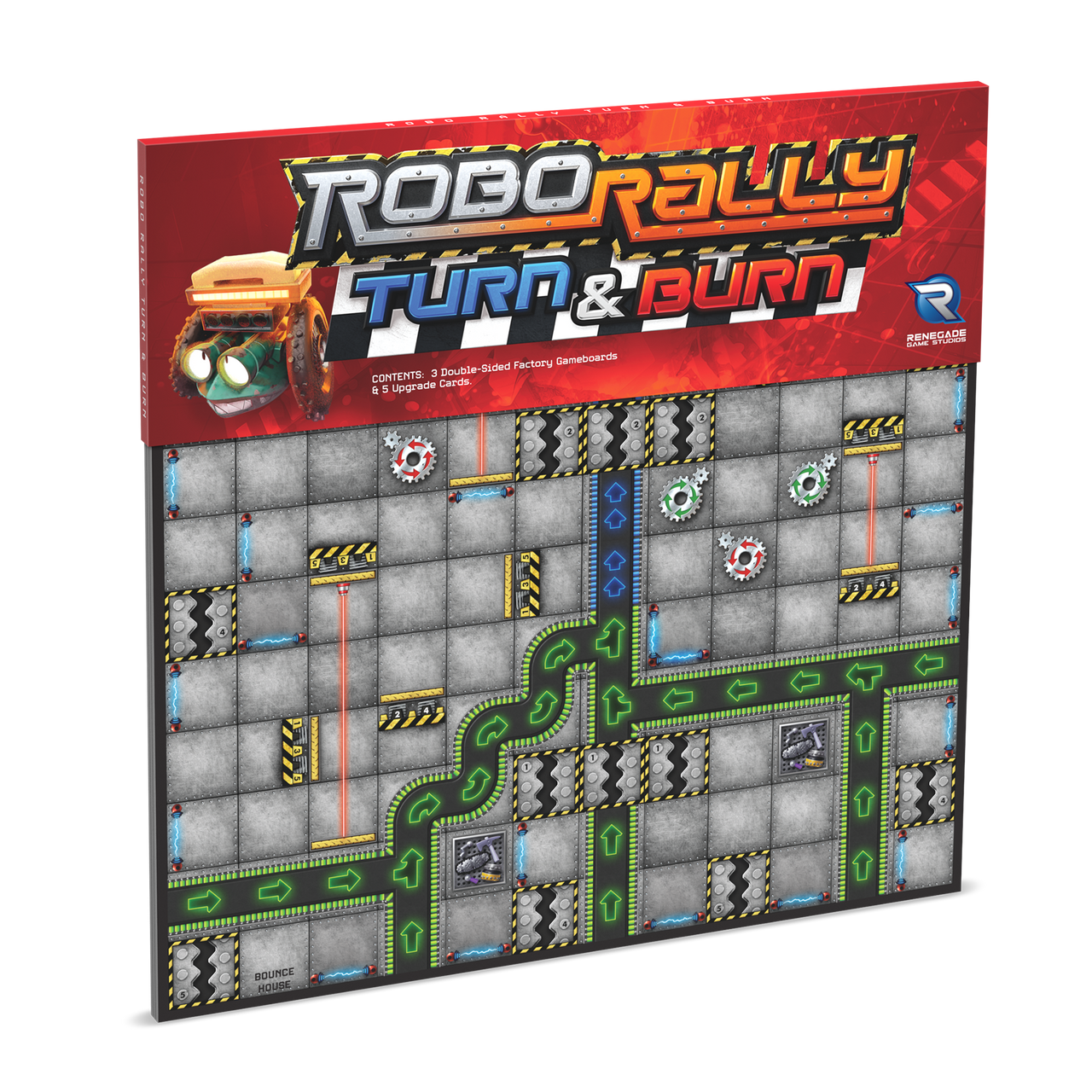 Robo Rally: Turn & Burn Board Games Renegade Game Studios