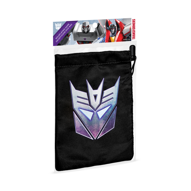 Transformers RPG Dice Bag (2 options)  Renegade Game Studios Dice Bag - Decepticons  