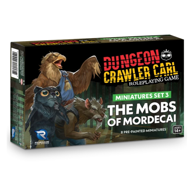 Dungeon Crawler Carl RPG: Mobs of Mordecai Minis Set 3