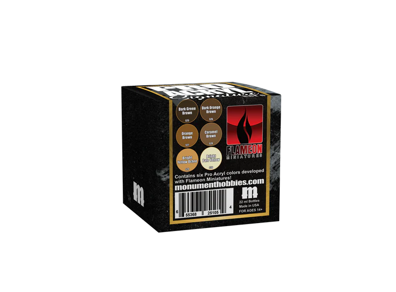 Pro Acryl Signature Set 5 Flameon Miniatures Paints Monument Hobbies   