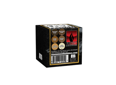Pro Acryl Signature Set 5 Flameon Miniatures Paints Monument Hobbies   