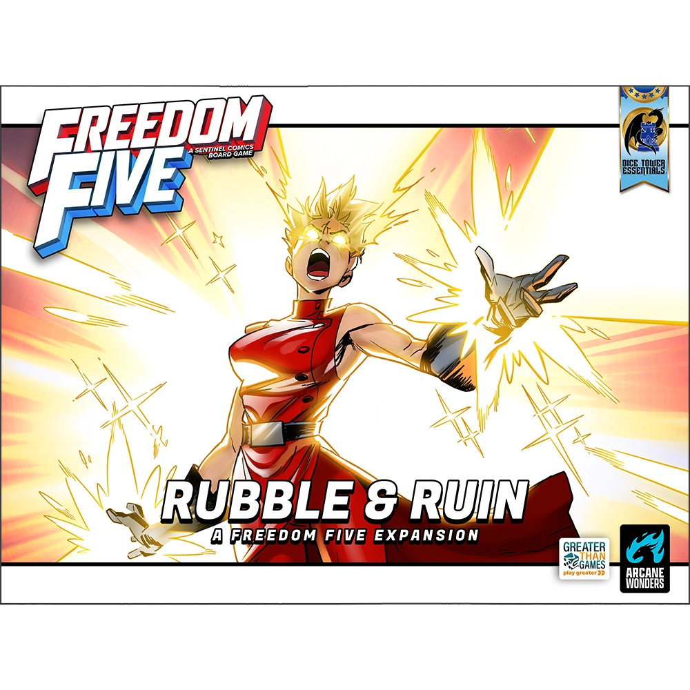 Freedom Five: Rubble & Ruin Board Games Arcane Wonders