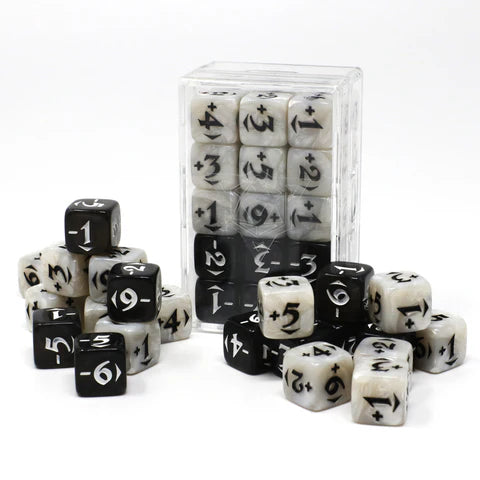 Die Hard Dice 30ct MTG Spindown Counters - Power/Toughness Dice Dice Die Hard Dice