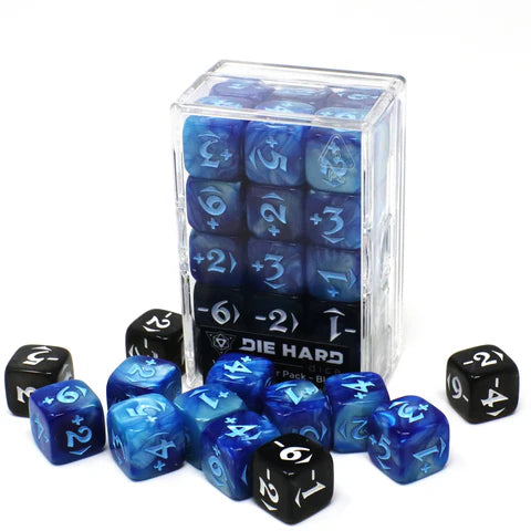 Die Hard Dice 30ct MTG Spindown Counters - Variety Power Pack Blue Dice Die Hard Dice