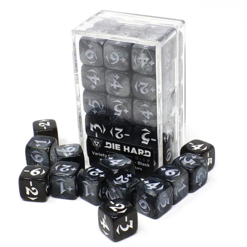 Die Hard Dice 30ct MTG Spindown Counters - Variety Power Pack Black Dice Die Hard Dice