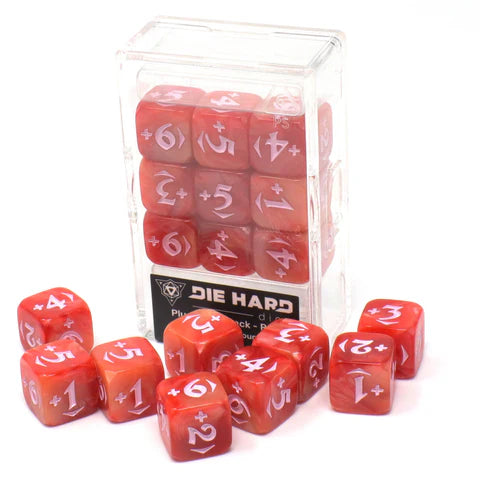 Die Hard Dice 9ct MTG Spindown Counters - Plus Power Pack Red Dice Die Hard Dice