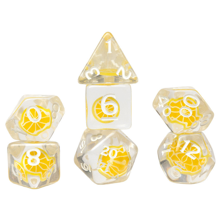 7-Set Fruit Slice Dice: Lemon Supplies Sirius Dice 7-set Lemon