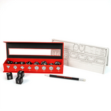 D&D New Adventurer Dice Set - Black/White 11ct Dice Sirius Dice