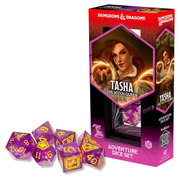 D&D Adventure Dice: Tasha the Witch Queen (Sharp-Edged Dice Set) Dice Sirius Dice