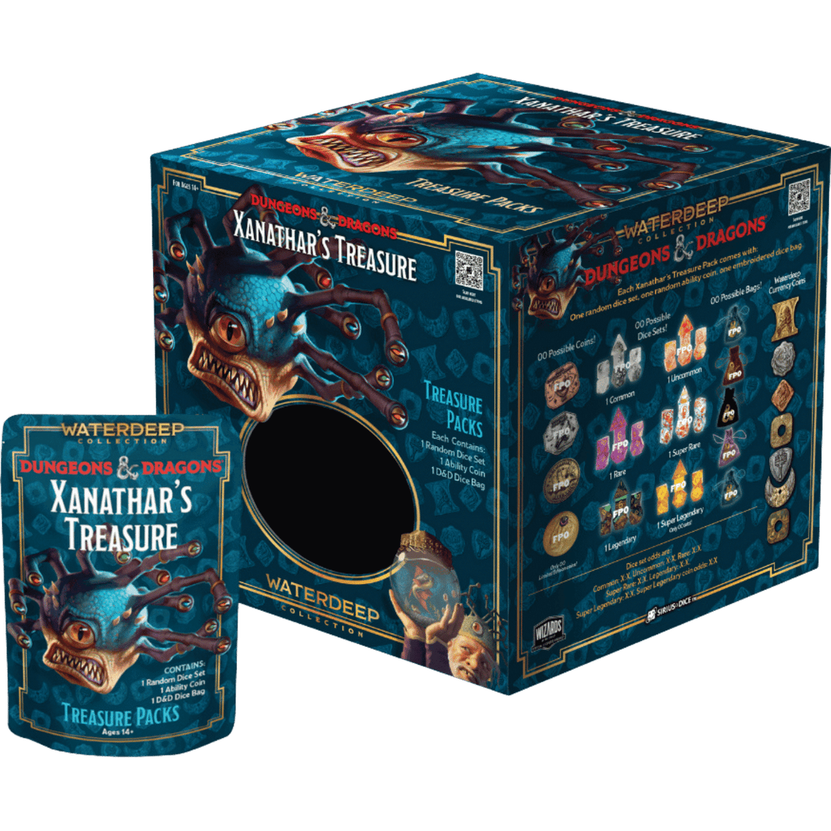 Xanathar's Treasure Blind Bag - Waterdeep Collection Dice Sirius Dice
