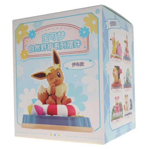 Pokemon Series – Natural Wilderness Miniature Scene Figurine Toys LuminaToyz Eevee