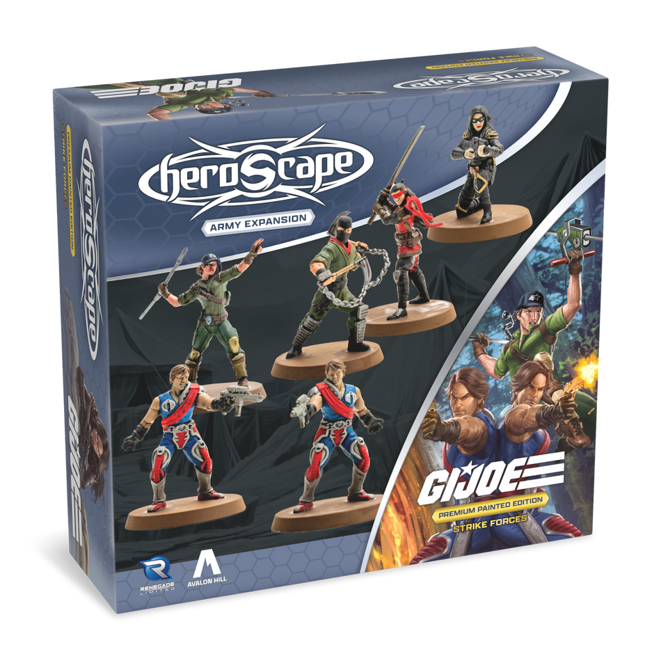 G.I. JOE Heroscape: Strike Forces Army Expansion Painted Miniatures Renegade Game Studios HS Strike Forces Army Painted