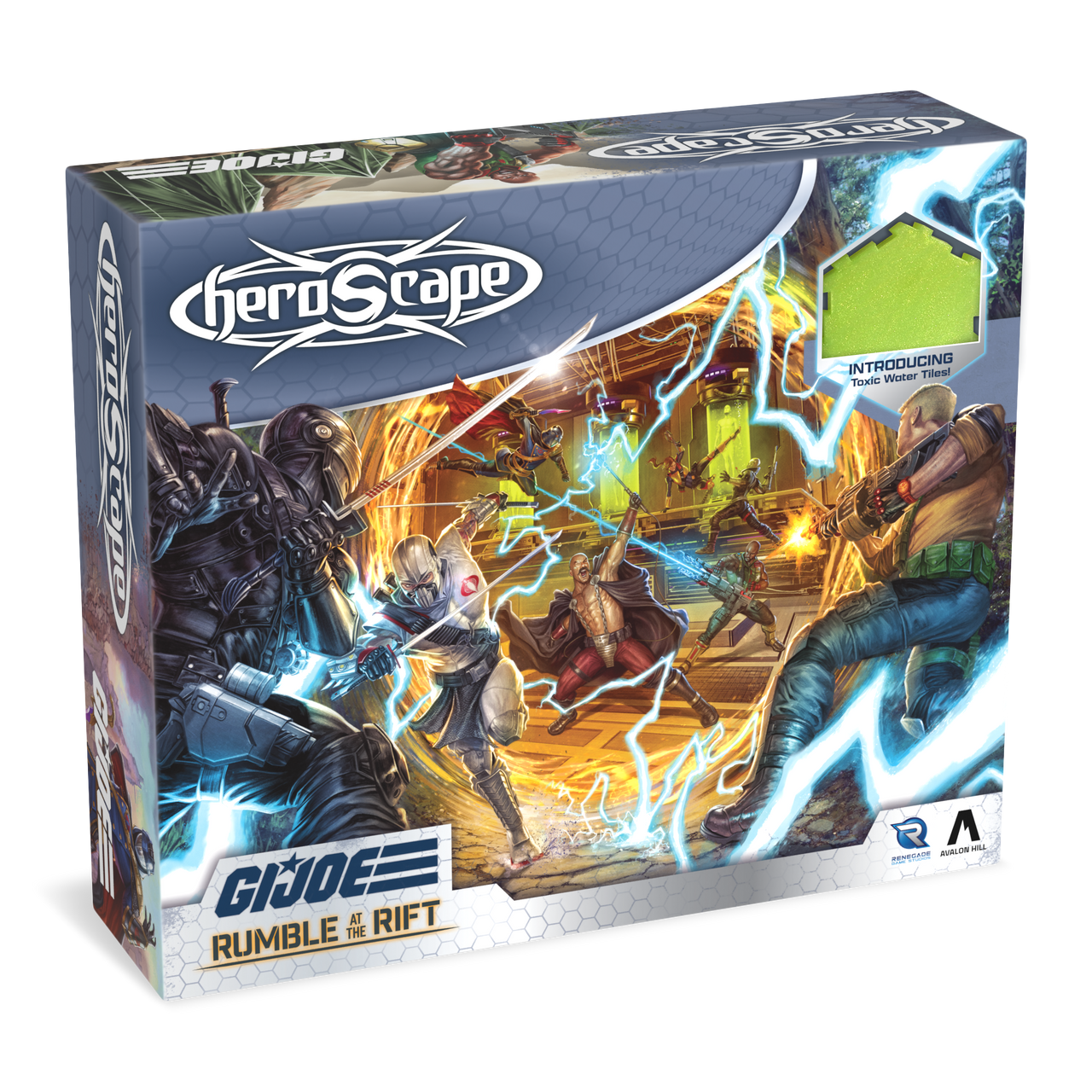 G.I. JOE Heroscape: Rumble at the Rift Battle Box (Unpainted) Miniatures Renegade Game Studios
