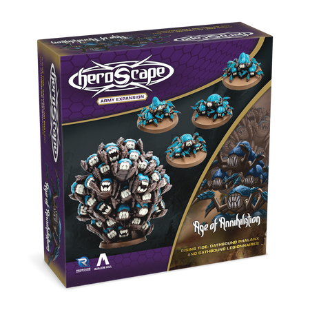 Heroscape Rising Tide: Oathbound Phalanx & Oathbound Legionnaires Army Expansion (2 options) Miniatures Renegade Game Studios HS Oathbound Phalanx Unpainted