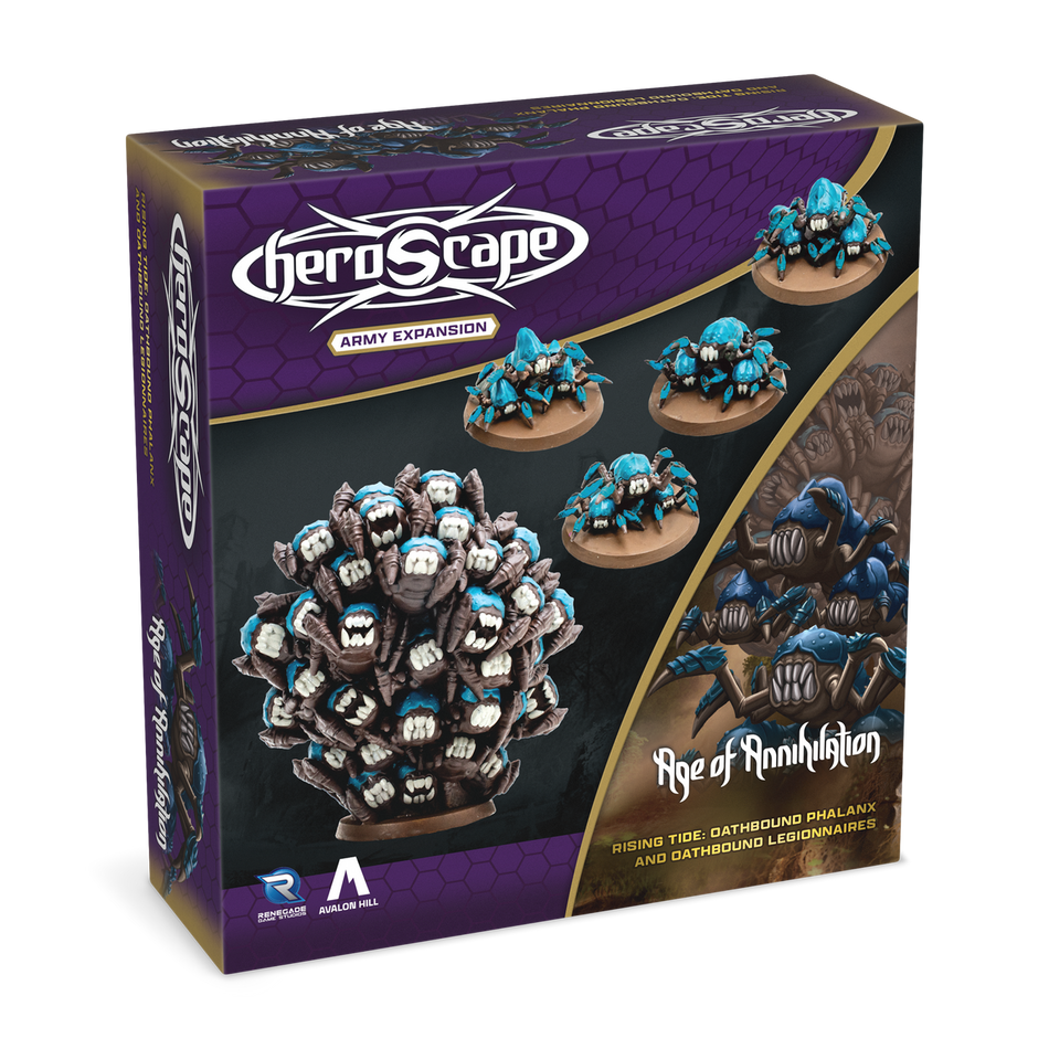 Heroscape Rising Tide: Oathbound Phalanx & Oathbound Legionnaires Army Expansion (2 options) Miniatures Renegade Game Studios HS Oathbound Phalanx Unpainted