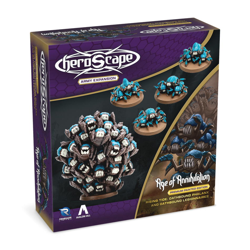 Heroscape Rising Tide: Oathbound Phalanx & Oathbound Legionnaires Army Expansion (2 options) Miniatures Renegade Game Studios HS Oathbound Phalanx Painted