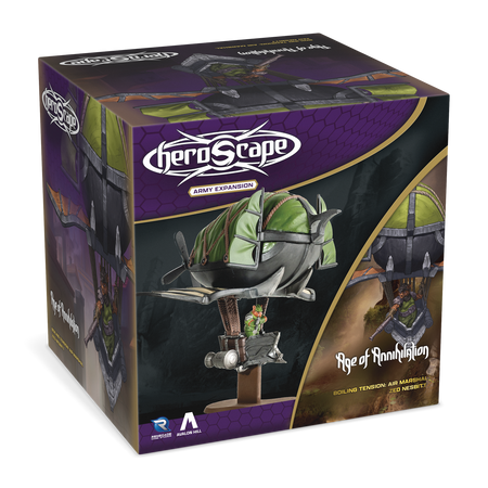 Heroscape: Air Marshal Zed Nesbitt Army Expansion (2 options) Miniatures Renegade Game Studios HS Zed Nesbitt Unpainted