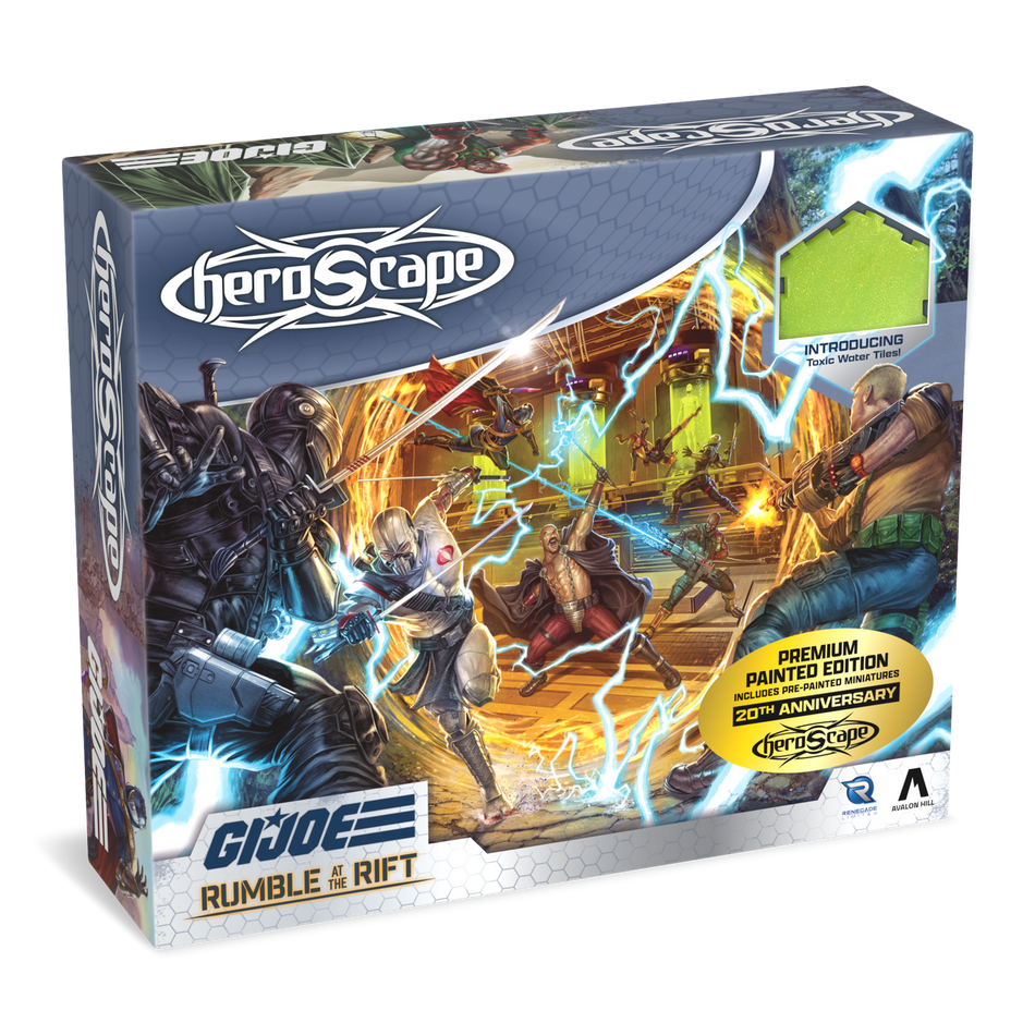 G.I. JOE Heroscape: Rumble at the Rift Battle Box Painted Miniatures Renegade Game Studios HS Rumble at the Rift BB Painted
