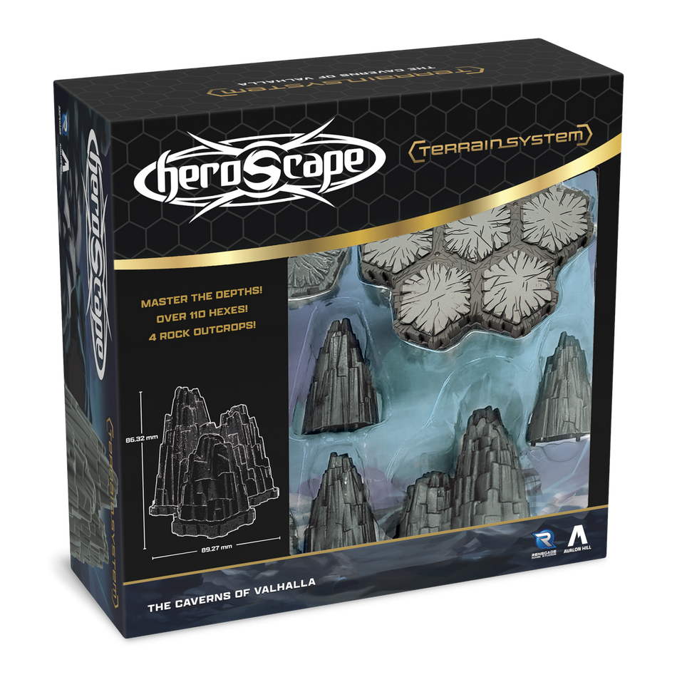 Heroscape: The Caverns of Valhalla Terrain Expansion Miniatures Renegade Game Studios HS tCoV Terrain
