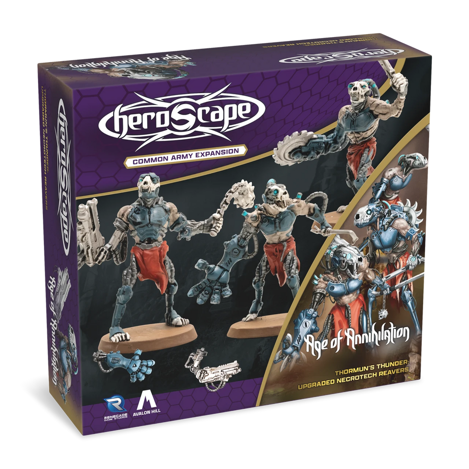 Heroscape: Upgraded Necrotech Reavers Common Army Expansion Miniatures Renegade Game Studios Necrotech Reavers Common Army