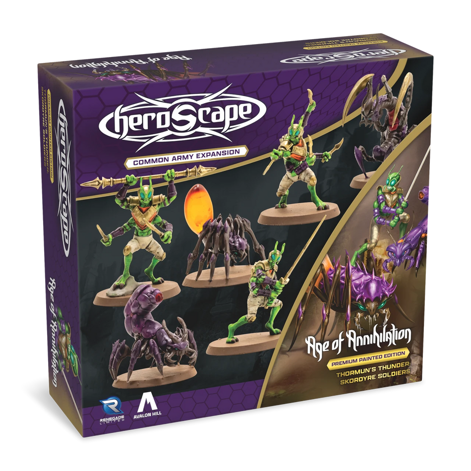 Heroscape: Skordyre Soldiers Common Army Expansion Painted Miniatures Renegade Game Studios HS Skordyre Soldiers Common Army Painted