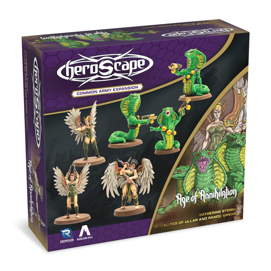 Heroscape: Elites of Ullar & Ranoc Vipers Common Army Expansion Miniatures Renegade Game Studios HS Elites of Ullar & Ranoc Vipers UP