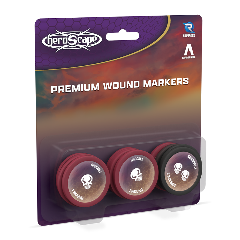 Heroscape: Premium Wound Markers Miniatures Renegade Game Studios HS Prem Wound Markers